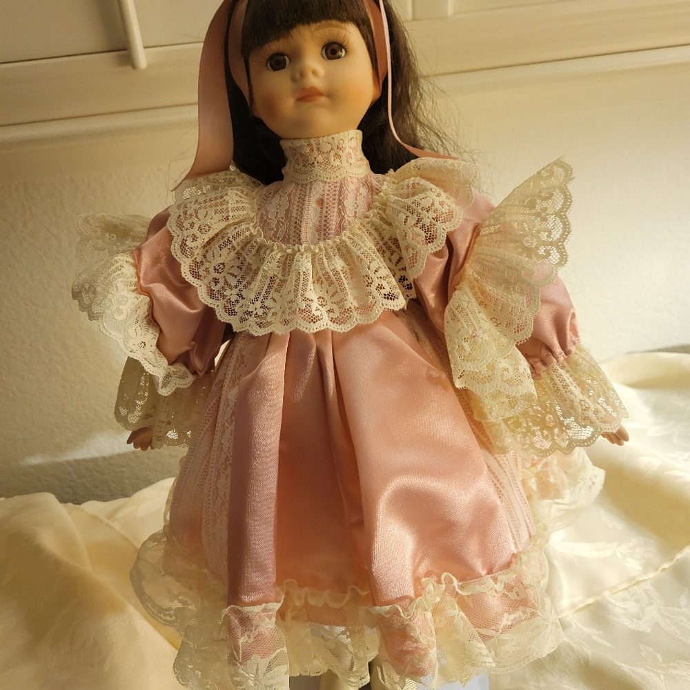 Elegant Pink Lace Doll